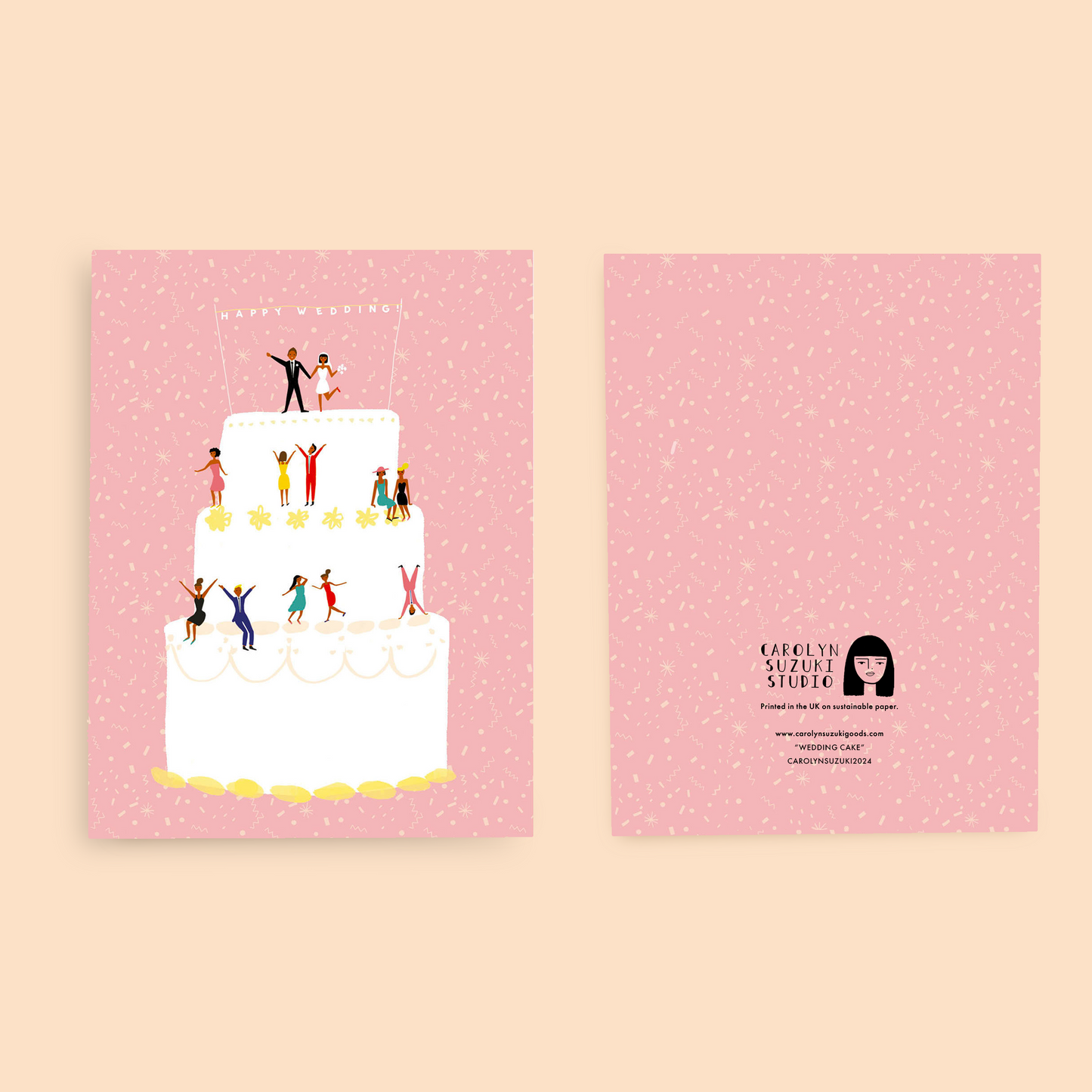 WEDDING CAKE - Wedding Card