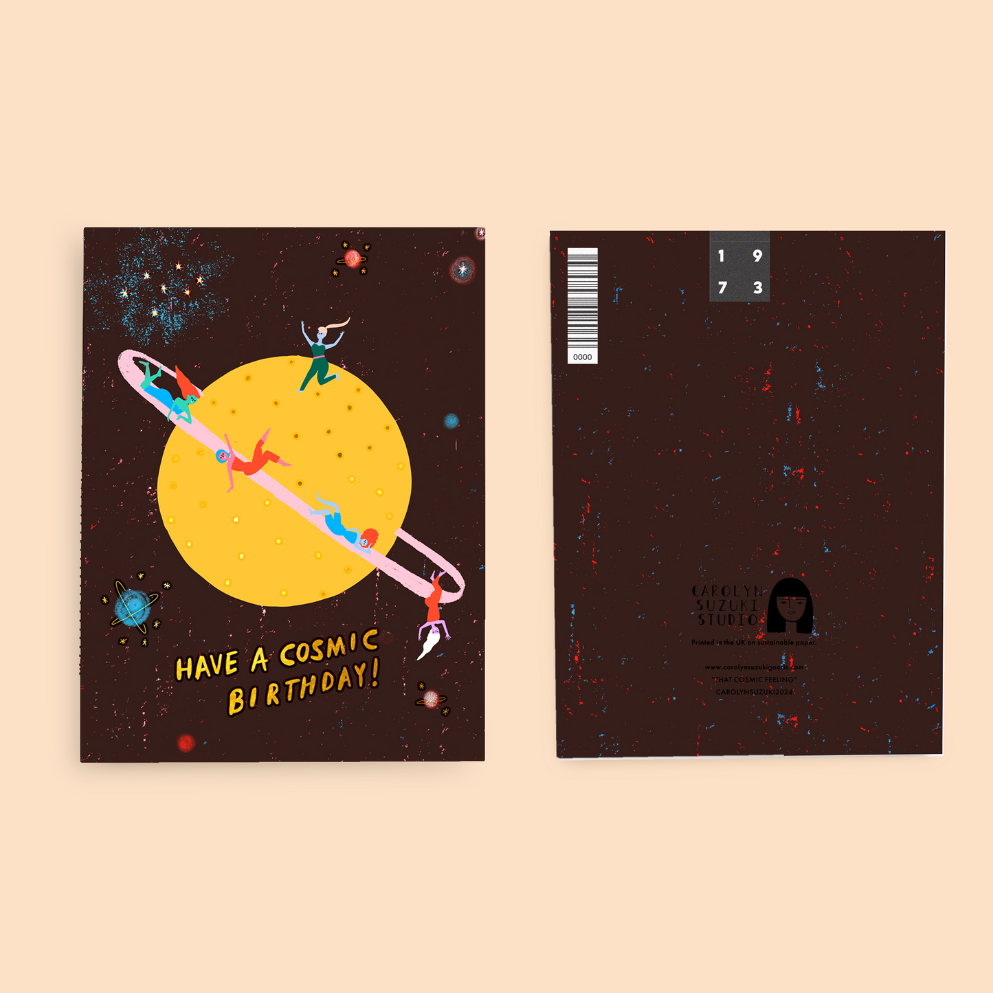 THAT COSMIC FEELING - Birthday Card