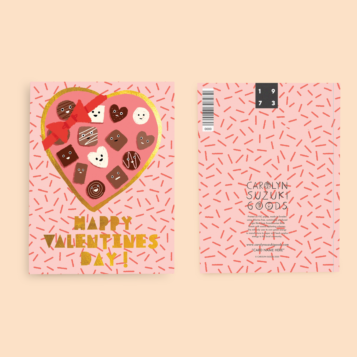 BOX O CHOCOLATES - Valentine's Day Card