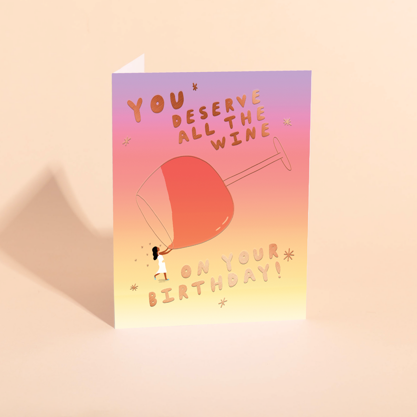 ALL THE WINE - Birthday Card