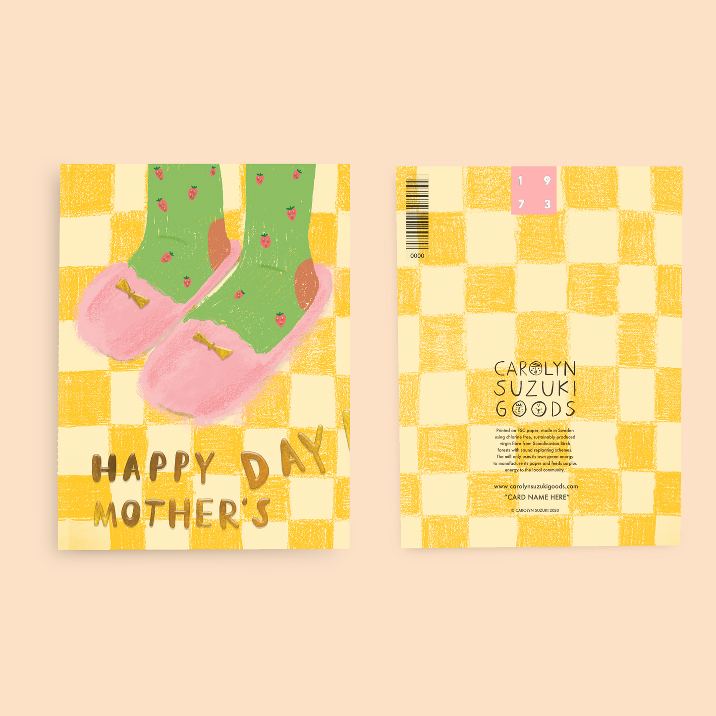 COZY FEET - Mother's Day Card