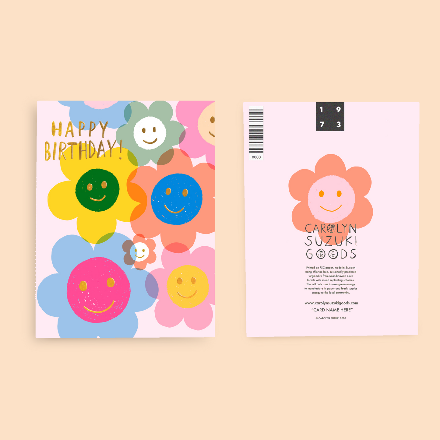 SMILING AT YOU - Birthday Card