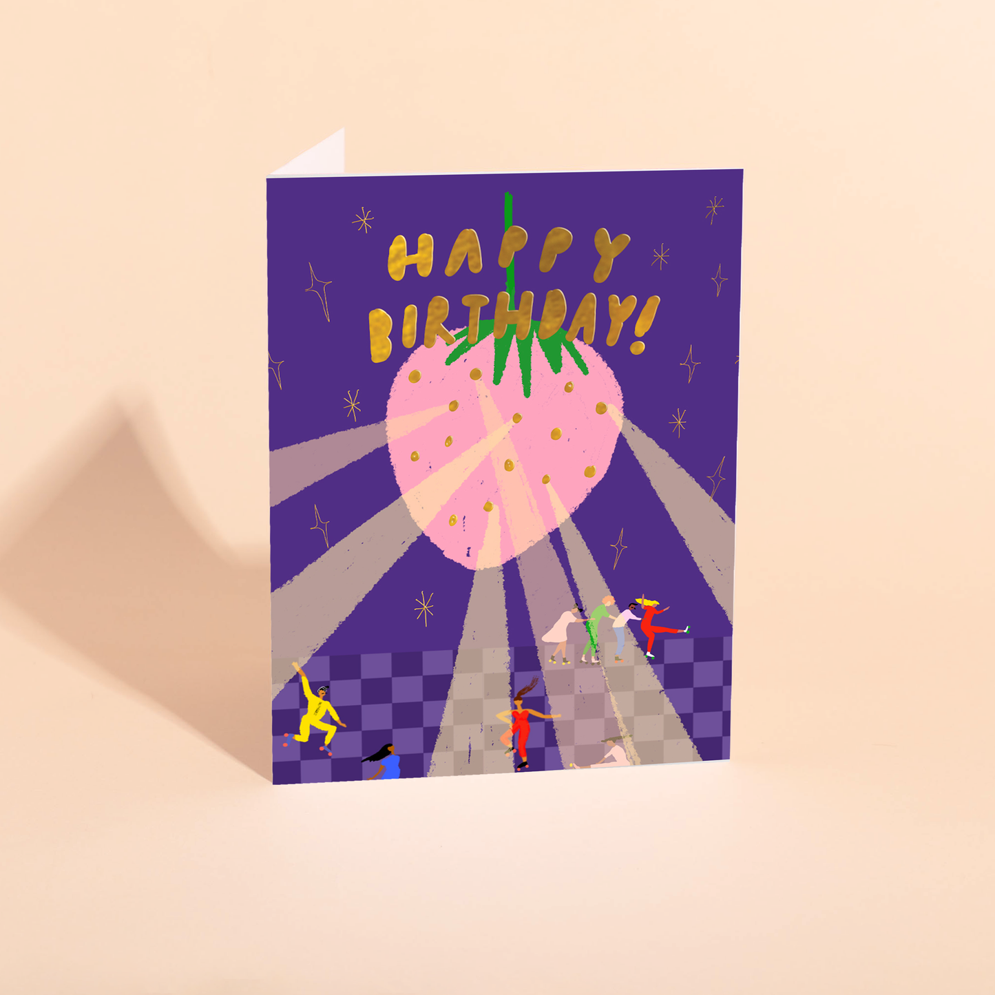 ROLLER DISCO - Birthday Card