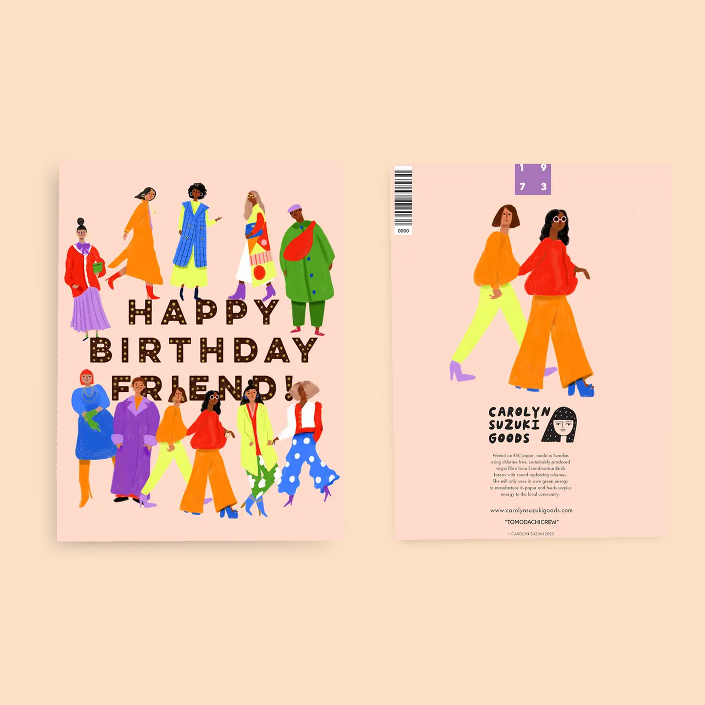 TOMODACHI CREW - Birthday Card
