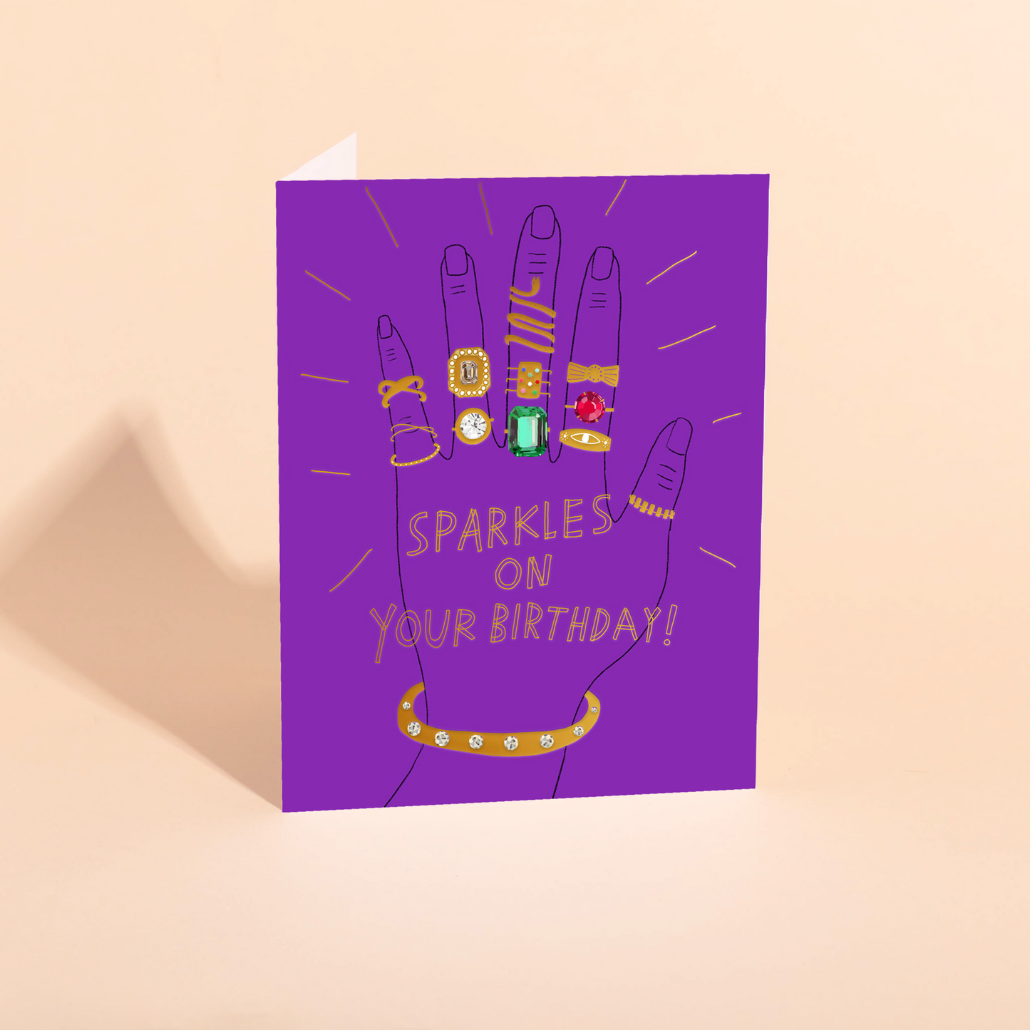 RING BLING - Birthday Card