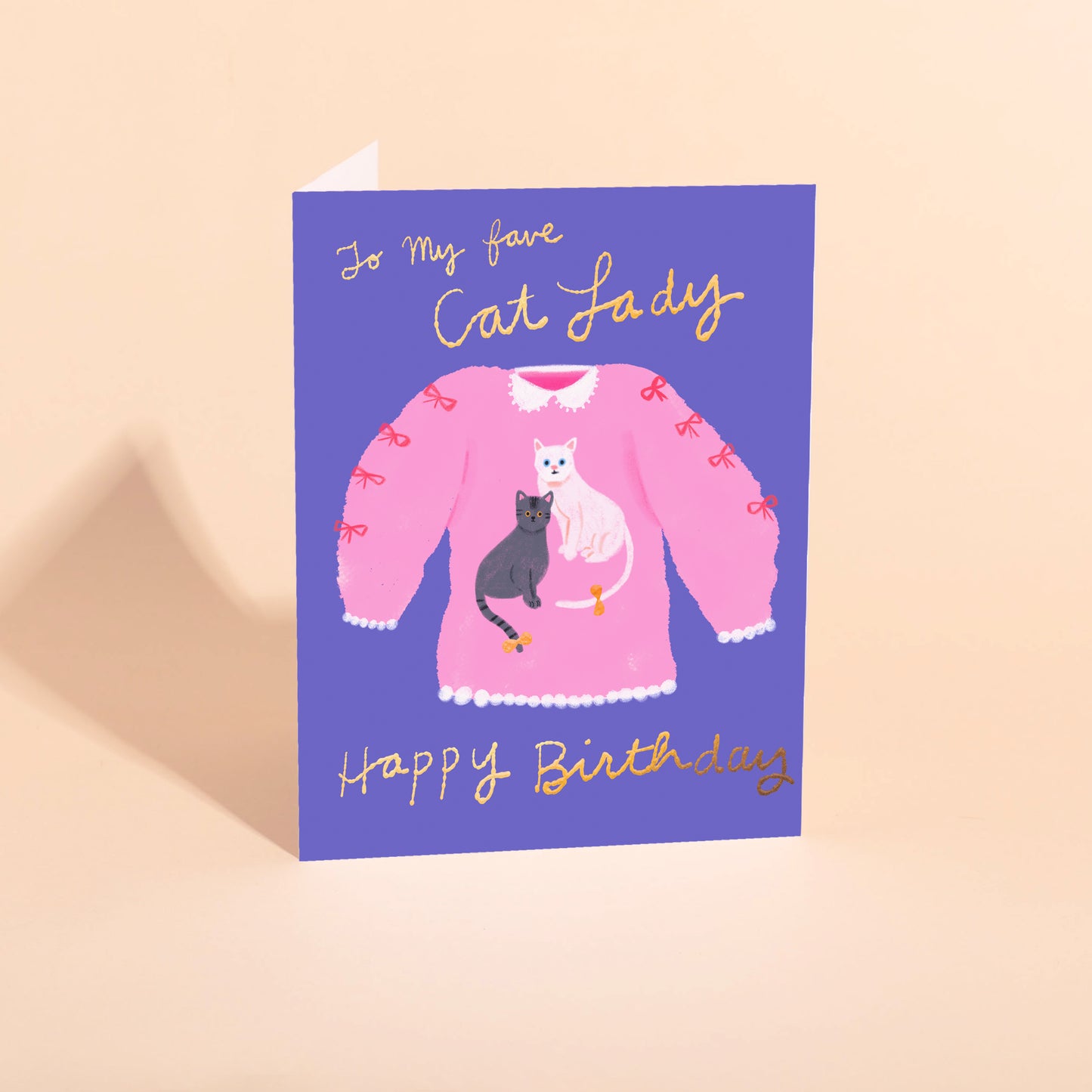 CAT LADY - Birthday Card