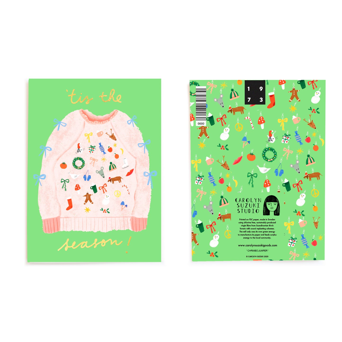 CHRIMBO JUMPER - Holiday Card Box Set of 6