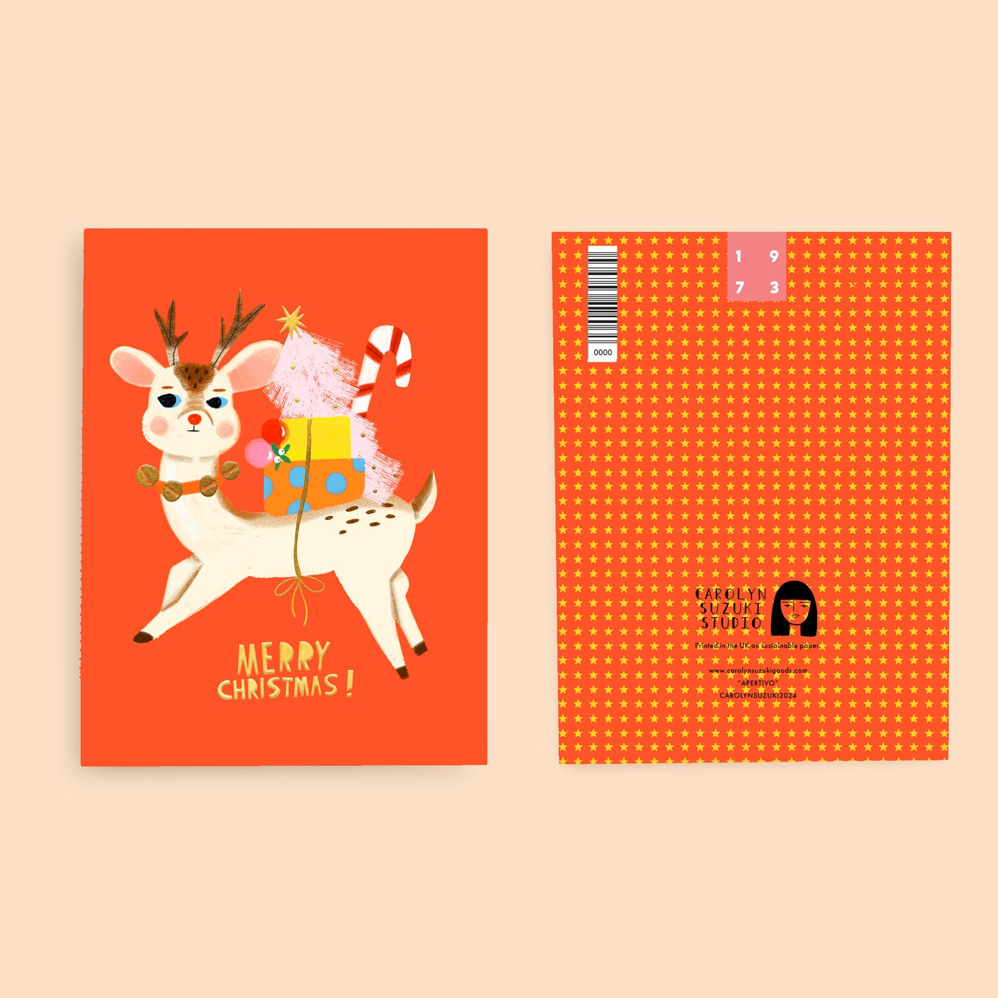 XMAS DELIVERY - Holiday Card Box Set of 6