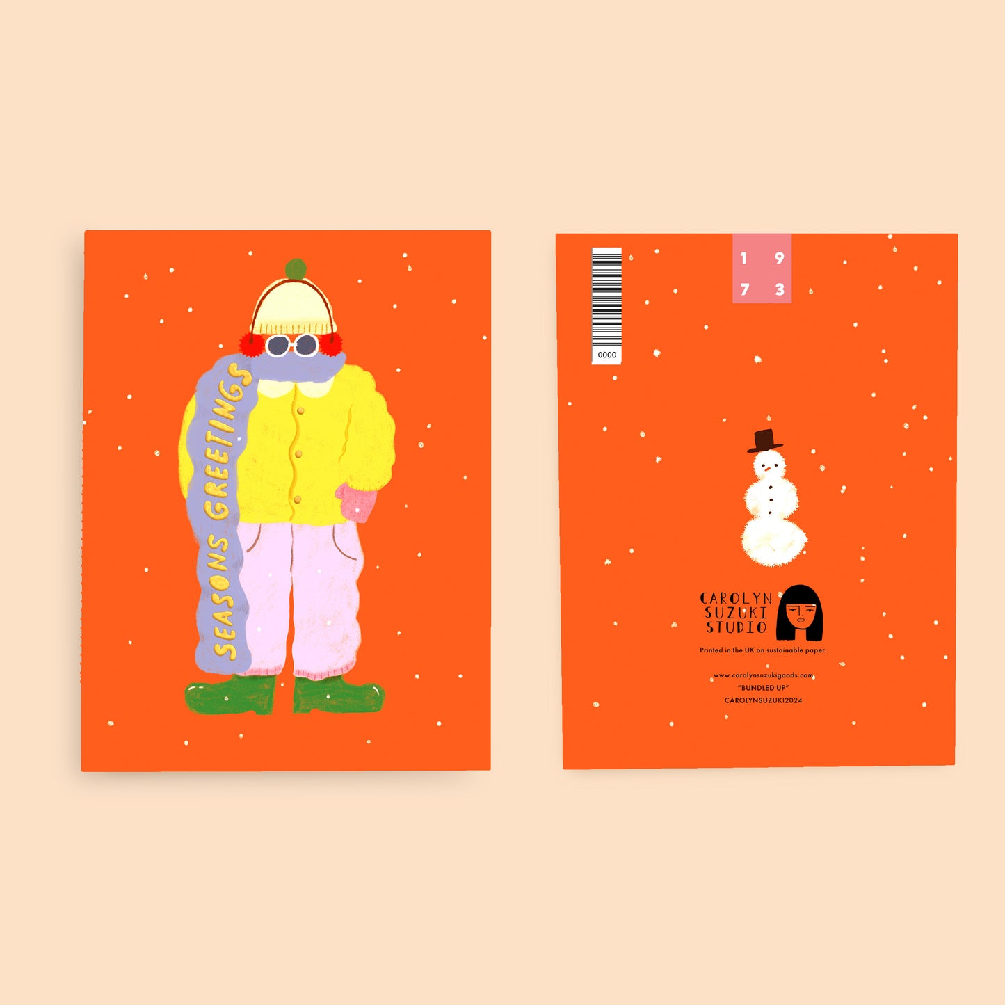 BUNDLED UP - Holiday Card Box Set of 6