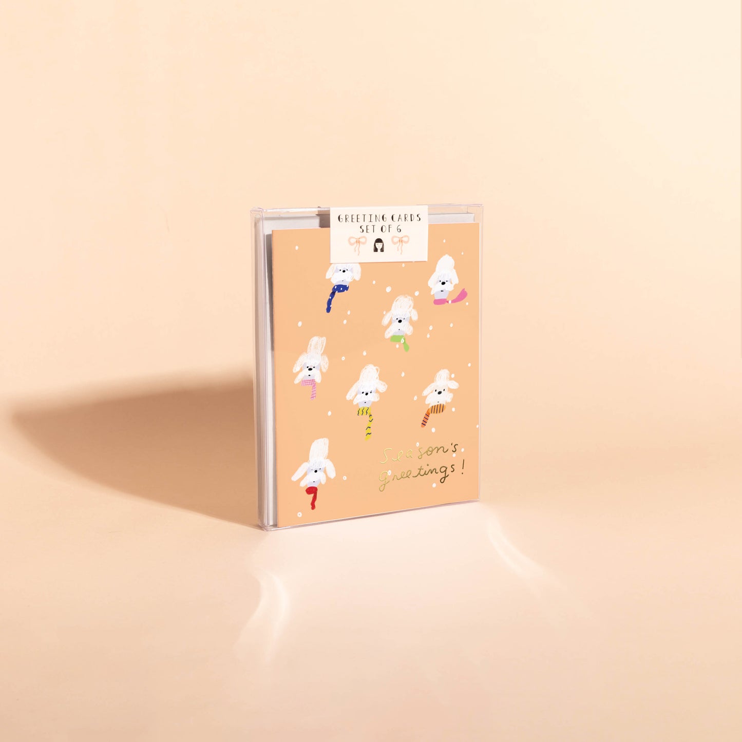 POODLE GREETINGS - Holiday Card Box Set of 6