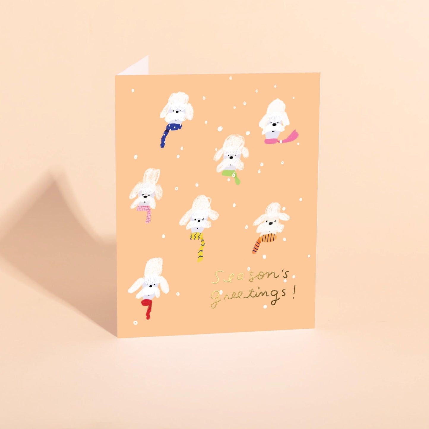 POODLE GREETINGS - Holiday Card