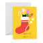 MERRY STOCKING - Holiday Card