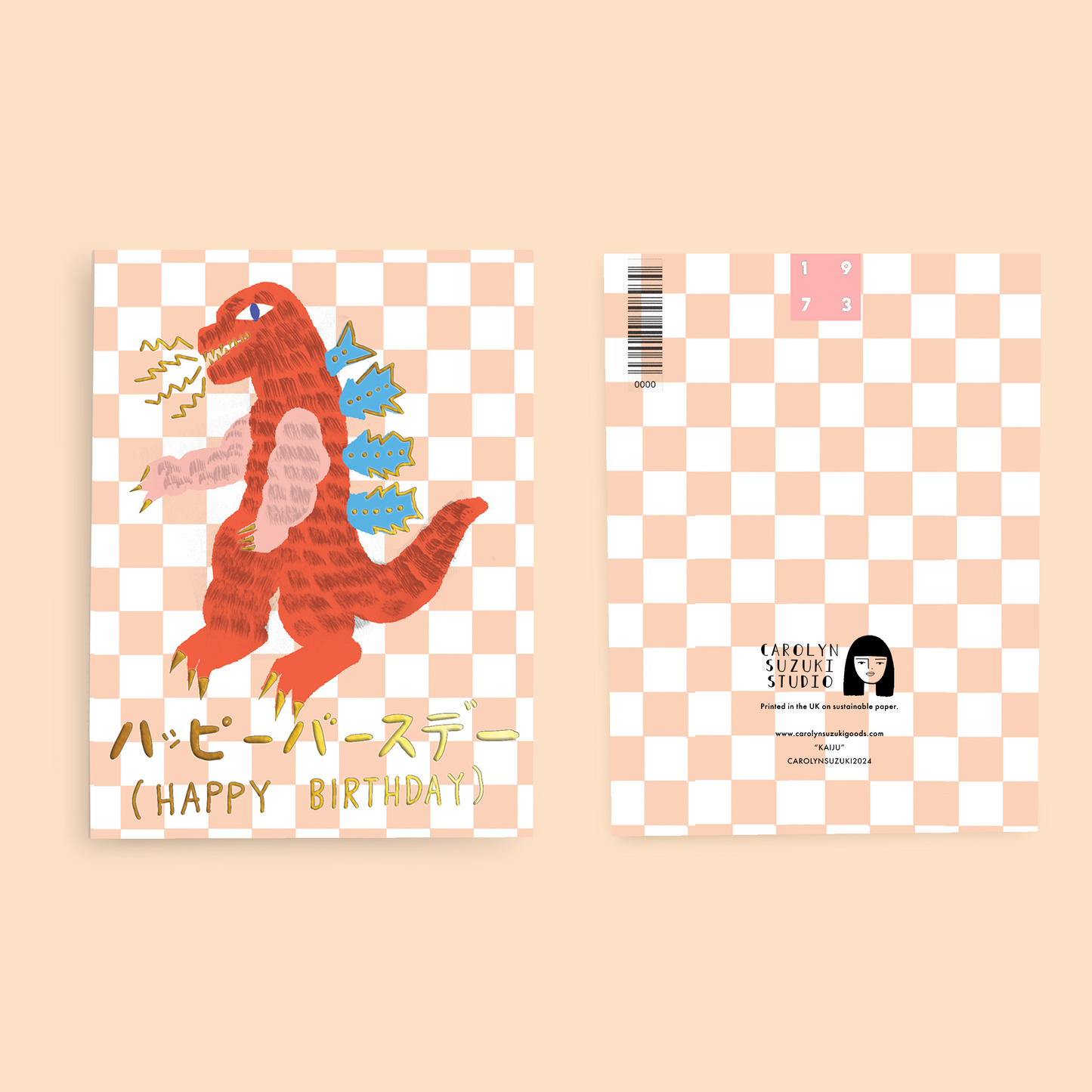 KAIJU - Birthday Card
