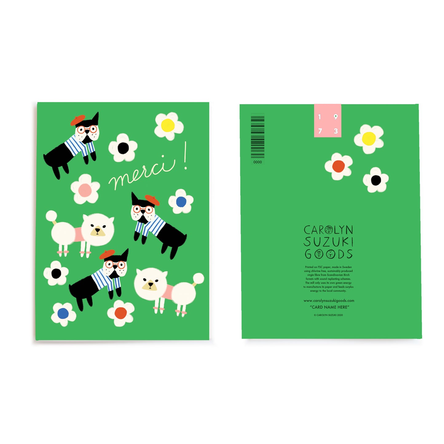 MERCI BEAUCOUP - Thank You Card Box Set of 6