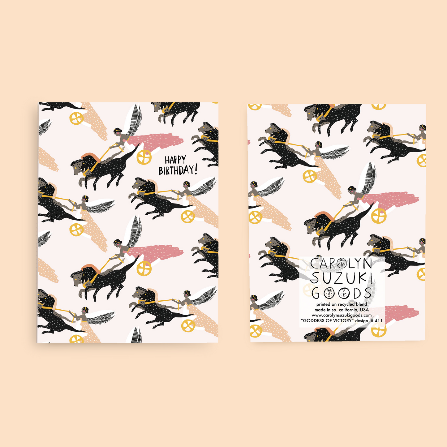 GODDESS OF VICTORY - Birthday Card