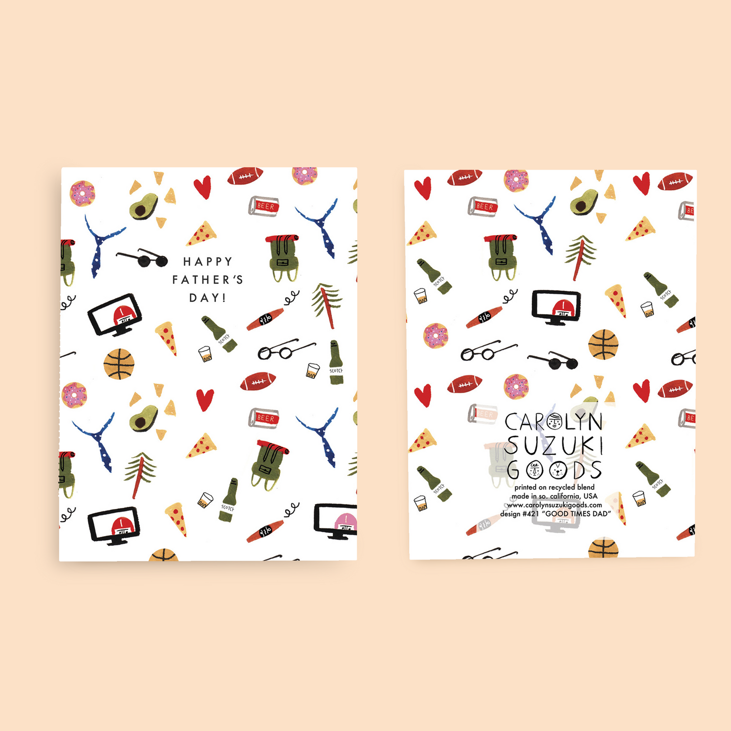 GOOD TIMES DAD - Father's Day Card