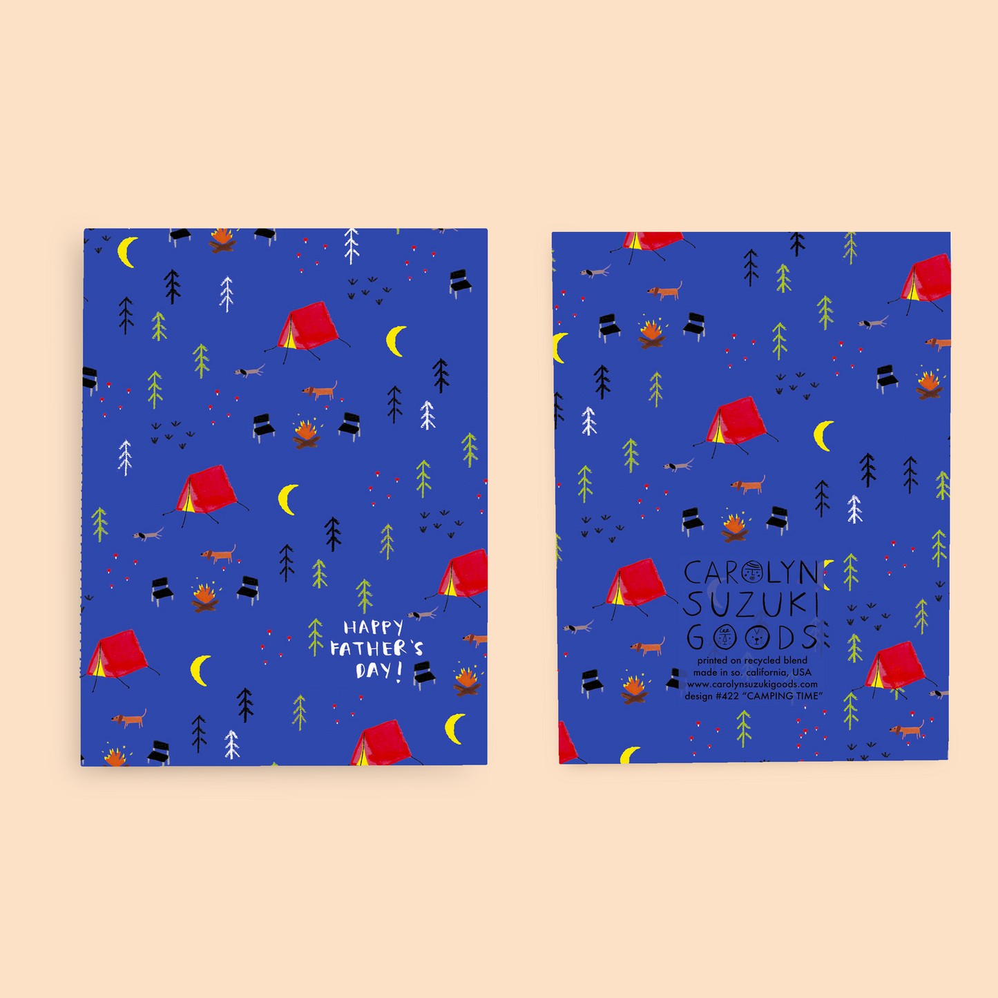 CAMPING TIME - Father's Day Card