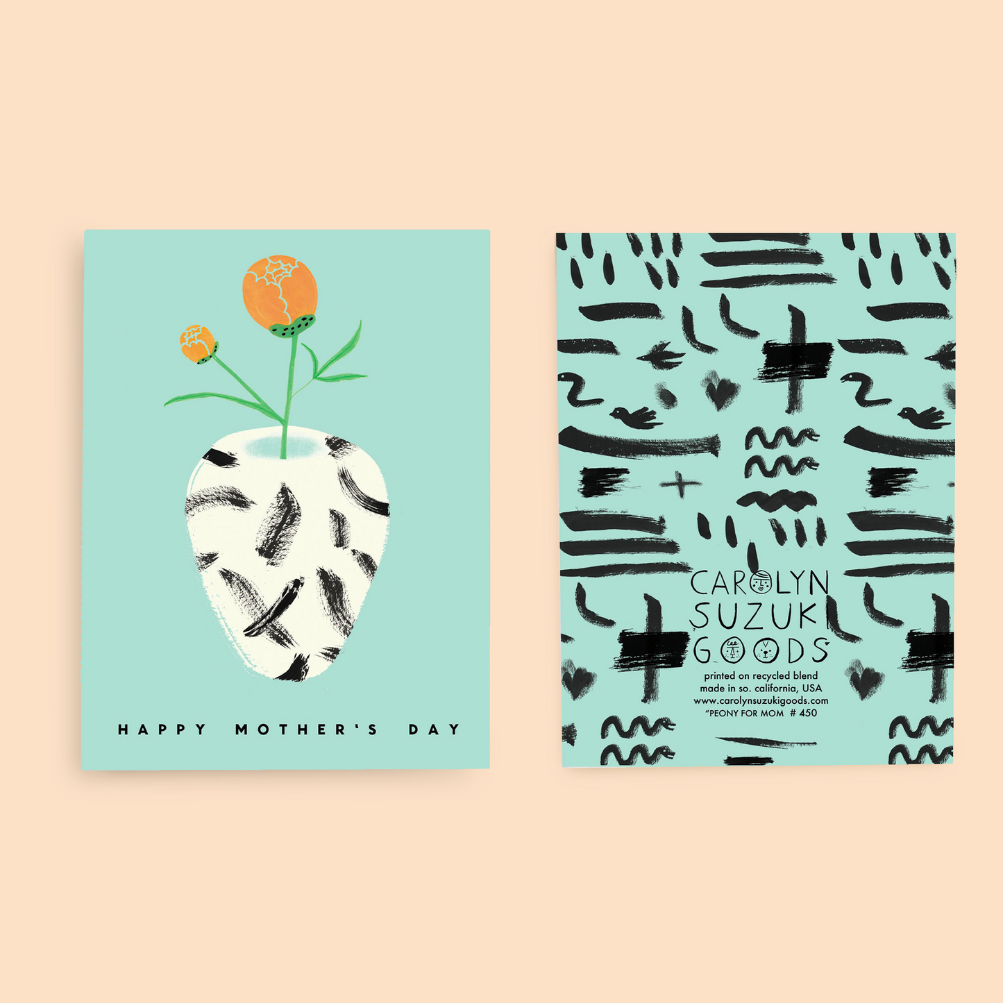 PEONY FOR MOM - Mother's Day Card