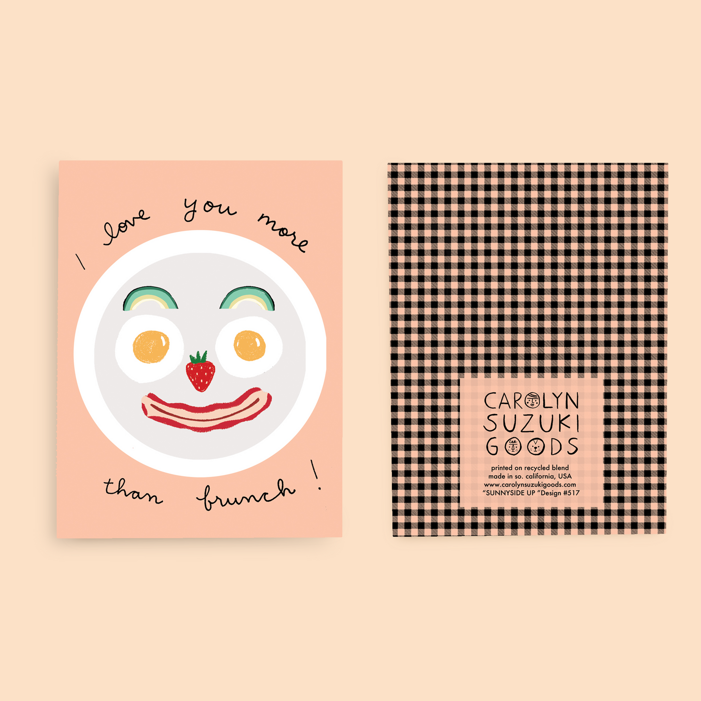 SUNNYSIDE UP - Love Card