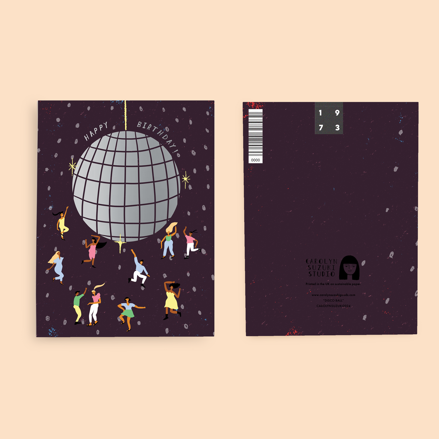 DISCO BALL - Birthday Card