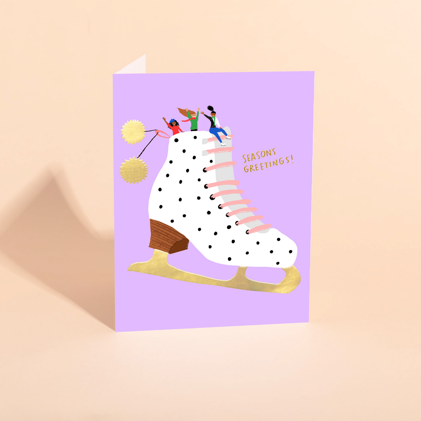 ICE SKATERS - Holiday Card