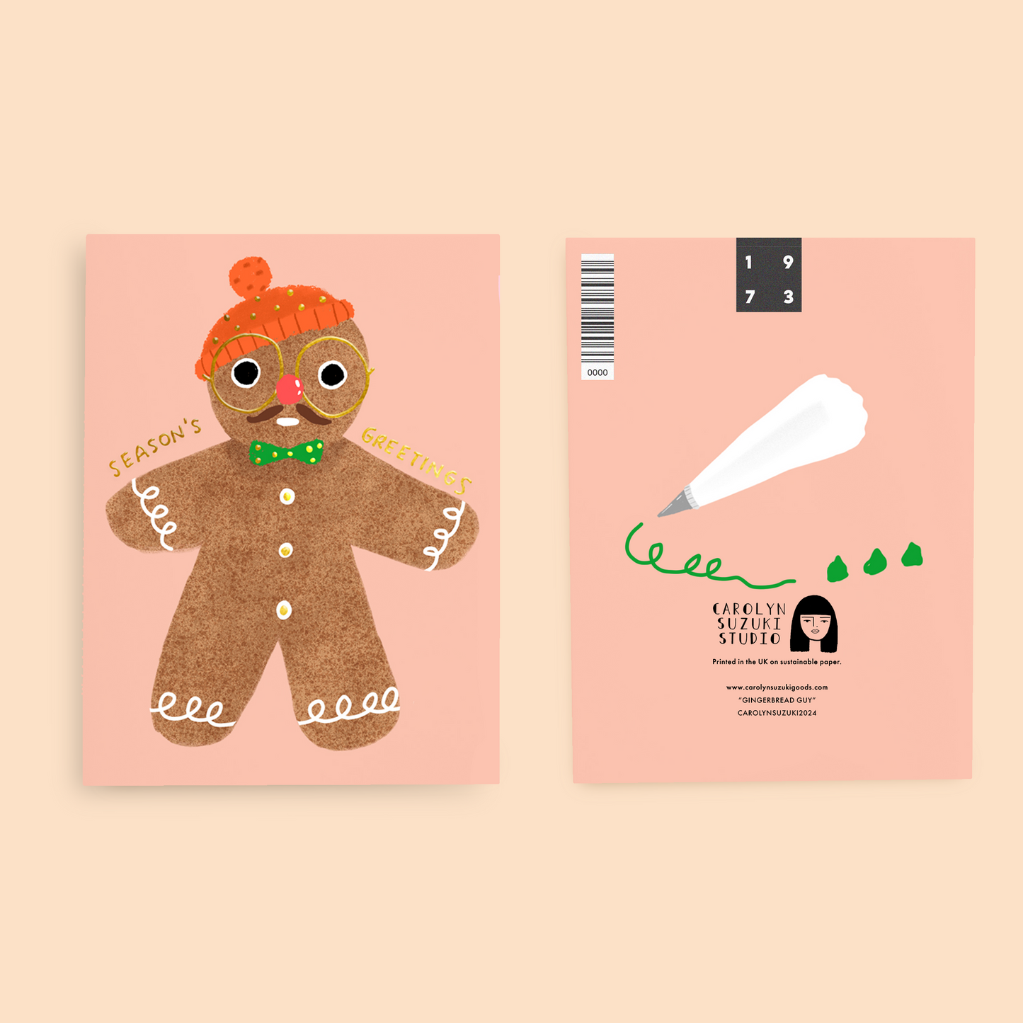 GINGERBREAD GUY - Holiday Card