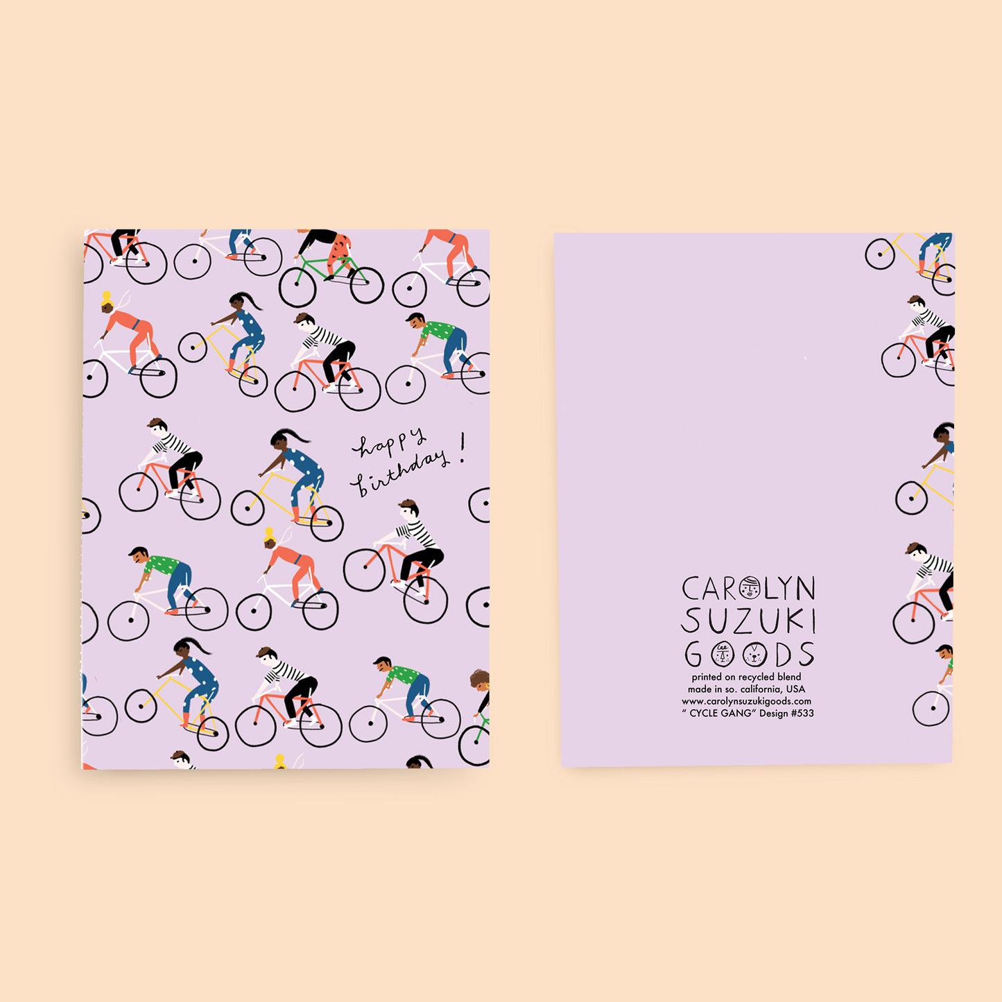 CYCLE GANG - Birthday Card