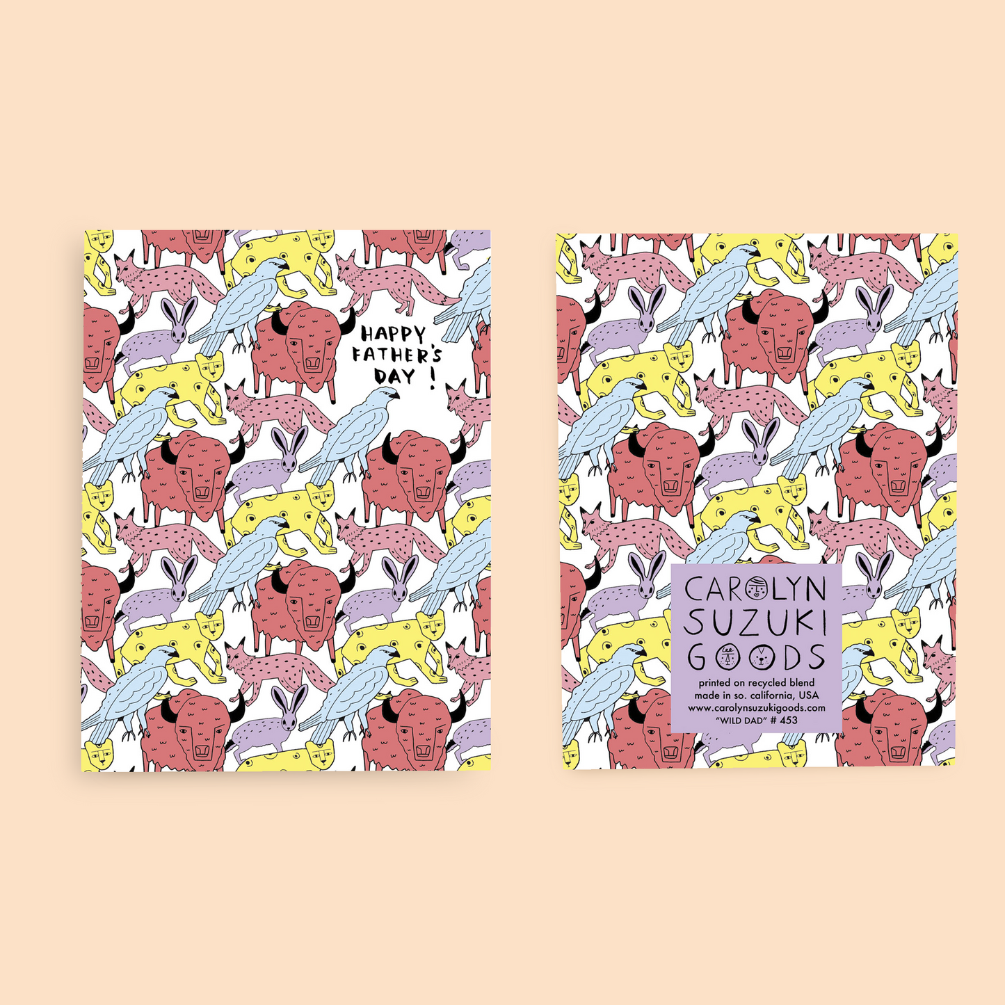 WILD DAD - Father's Day Card