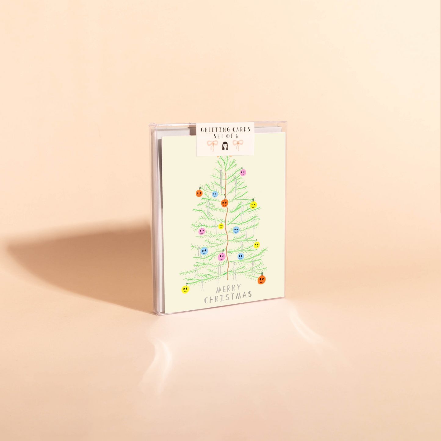 HAPPY TREE - Holiday Card Box Set of 6