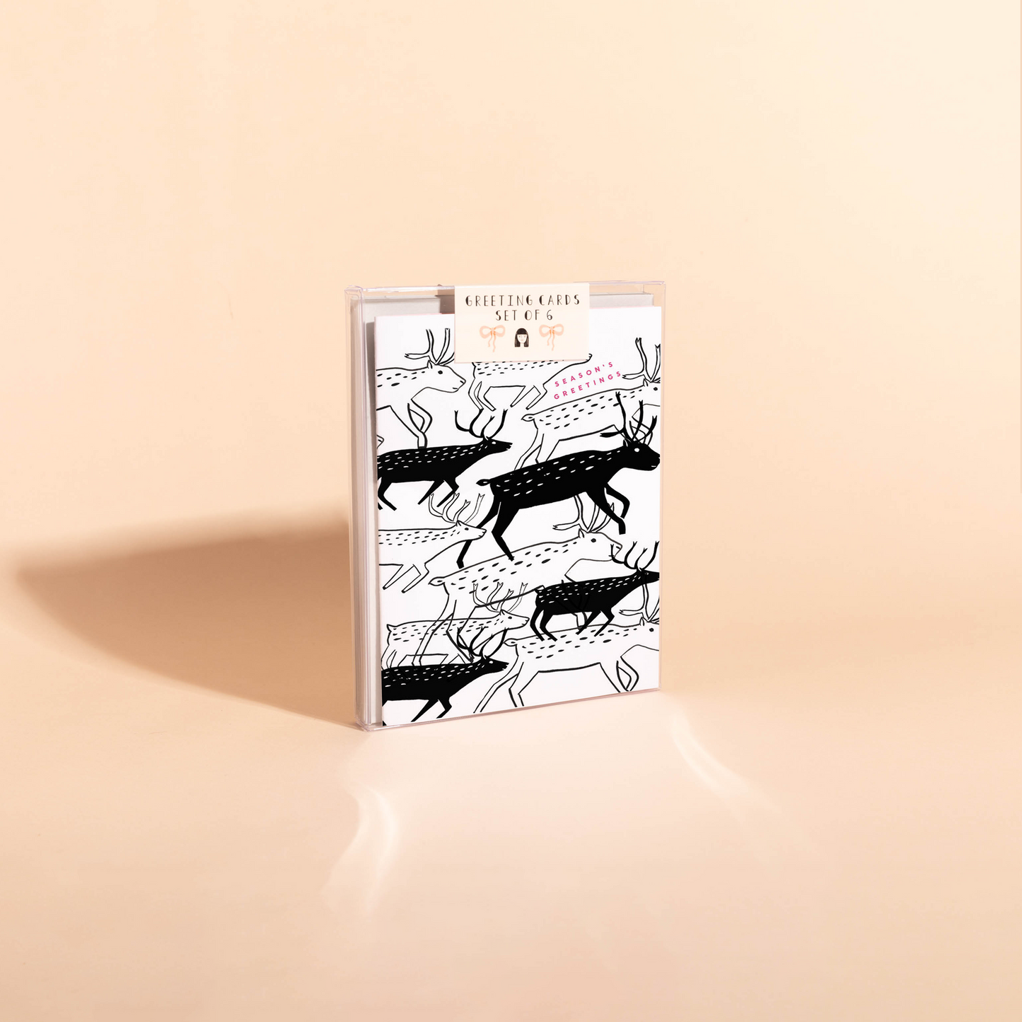 CARIBOU - Holiday Card Box Set of 6