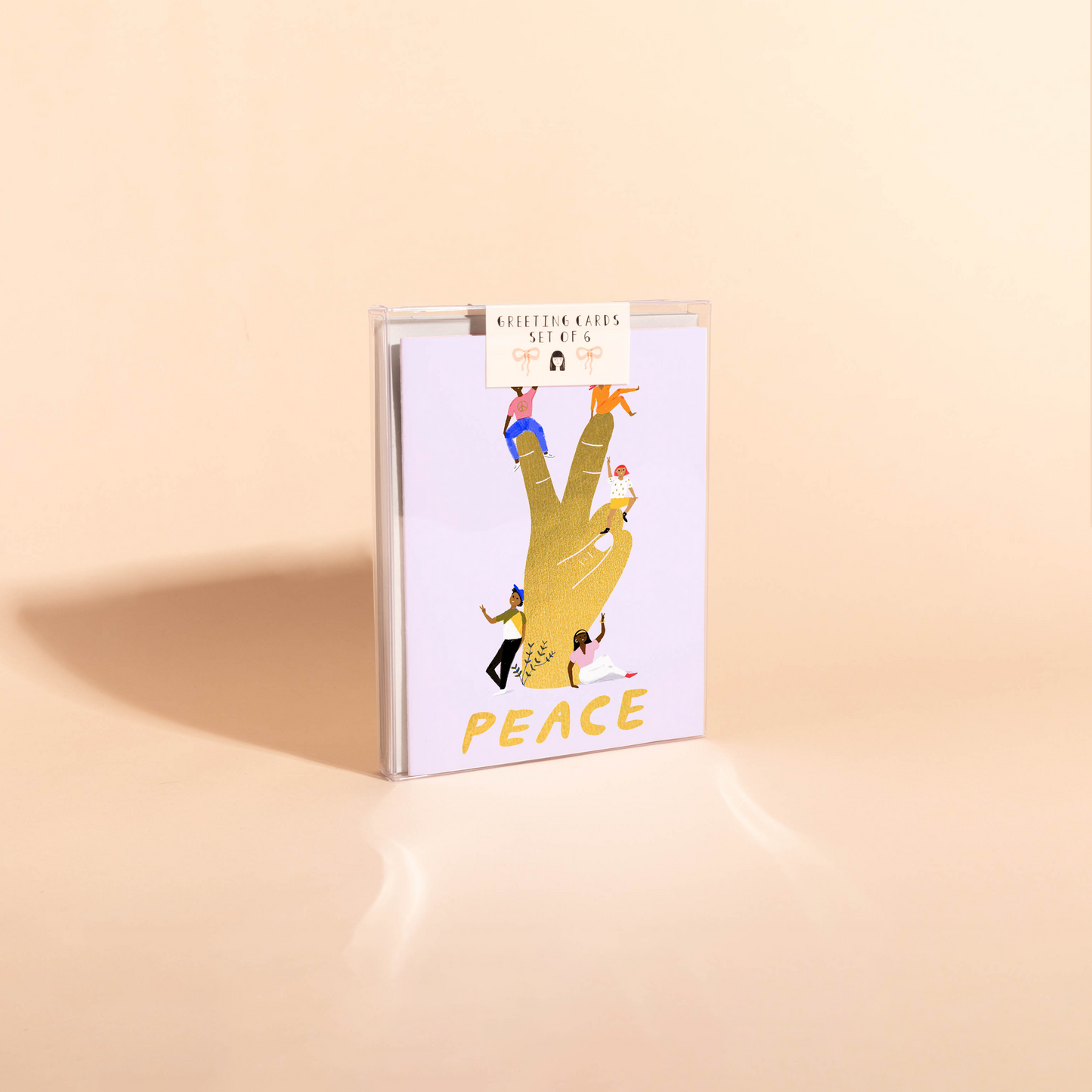 PEACE SCULPTURE - Holiday Box Set of 6