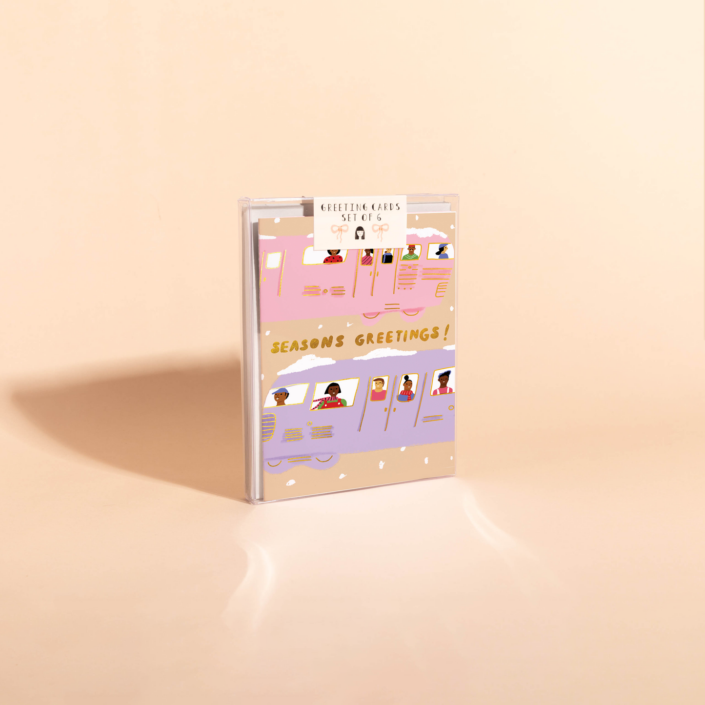 WINTER TRAIN - Holiday Card Box Set of 6
