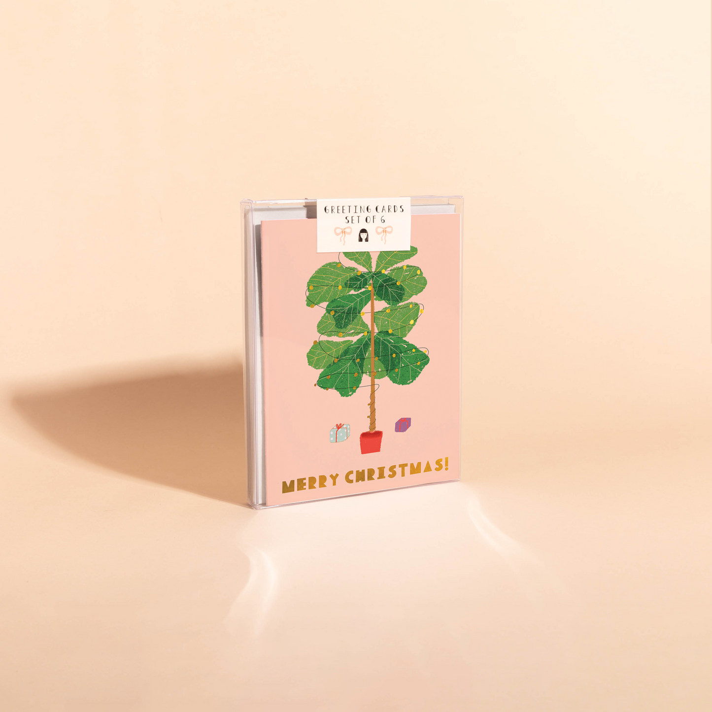 FICUS LYRATA - Holiday Card Box Set of 6