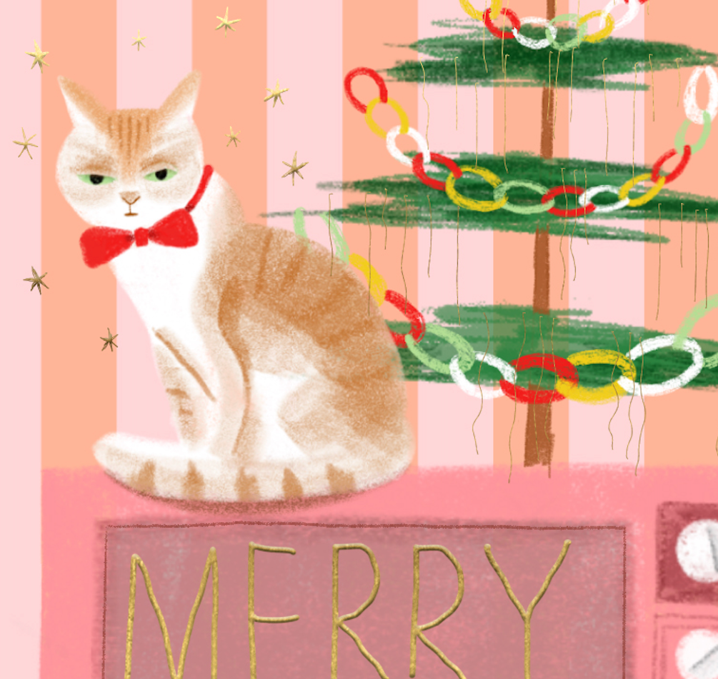 BEST SPOT IN THE HOUSE - Holiday Card