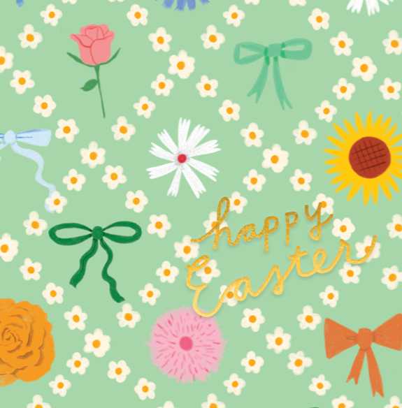 EASTER FLOWERS - Easter Card
