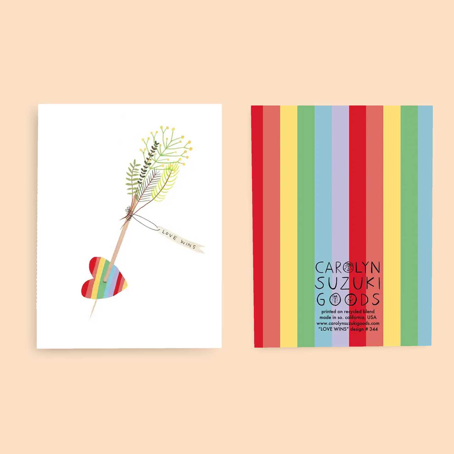 LOVE WINS - Love Card