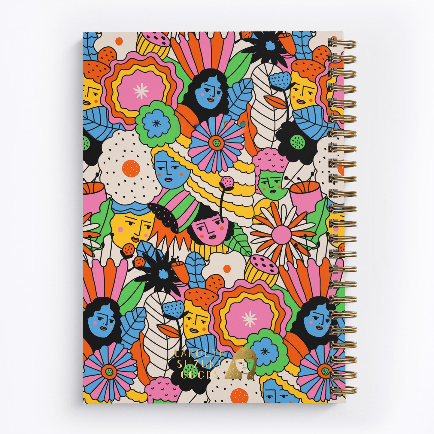 MELLOW PETALS LARGE SPIRAL NOTEBOOK