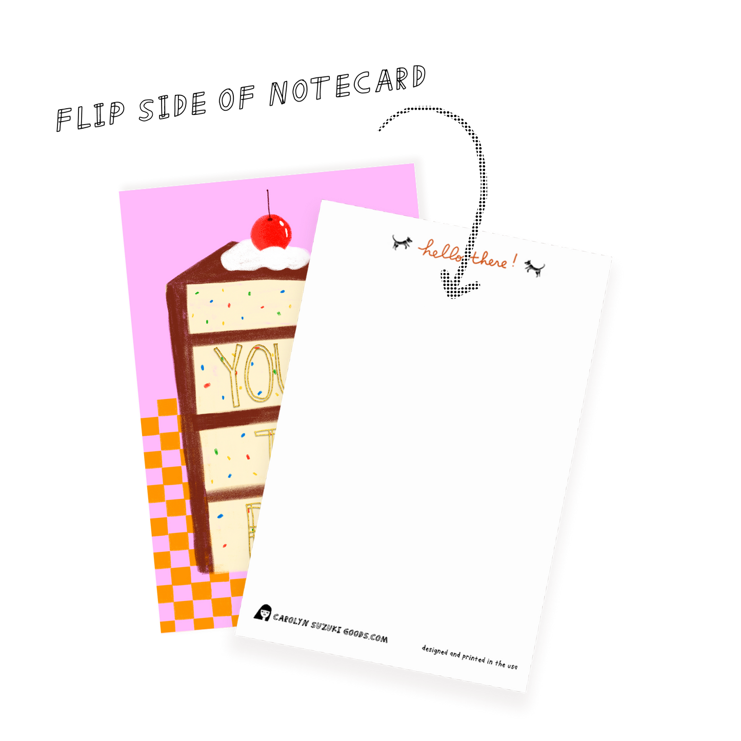 CHOCO CAKE - Notecard Single