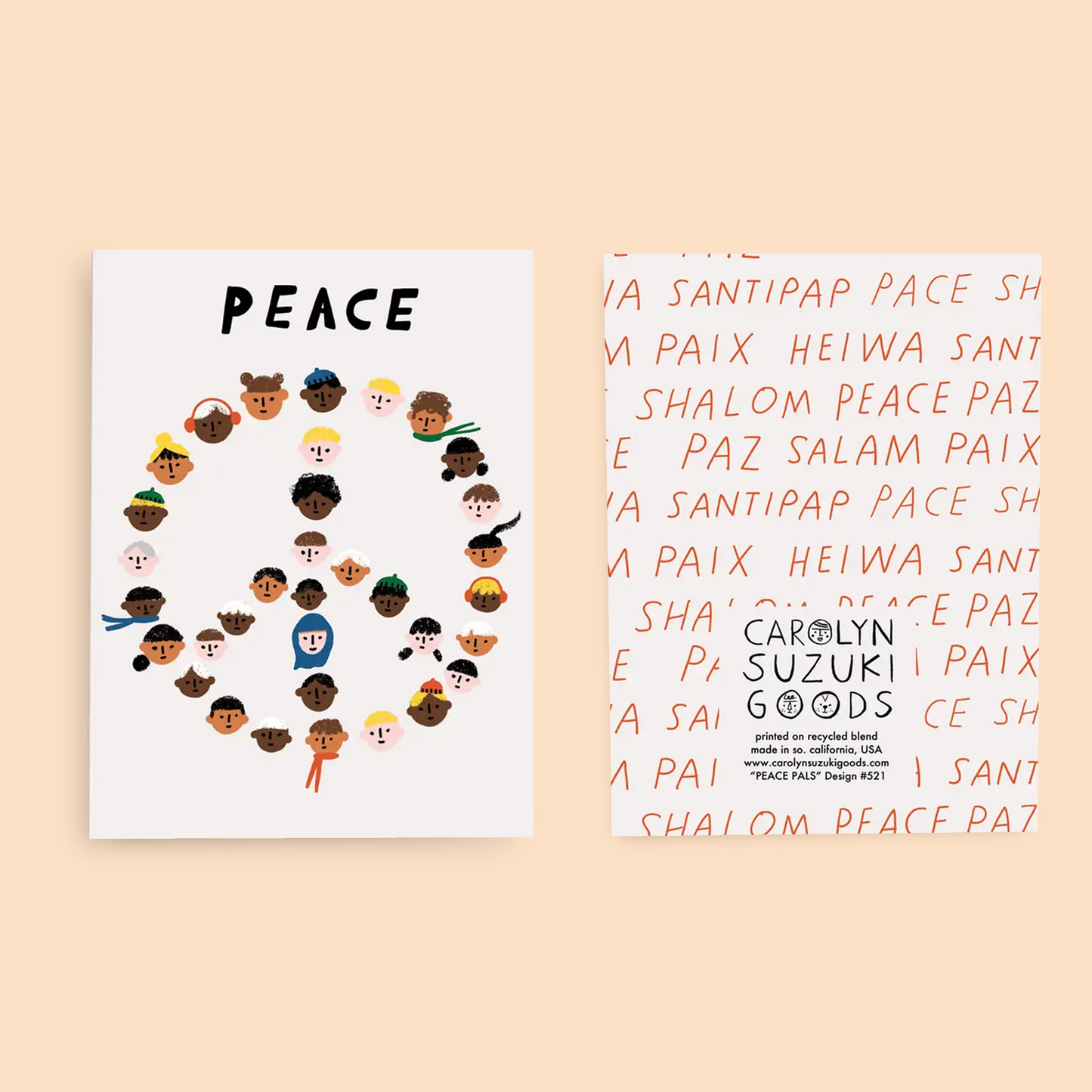 PEACE PALS - Holiday Card - DSC