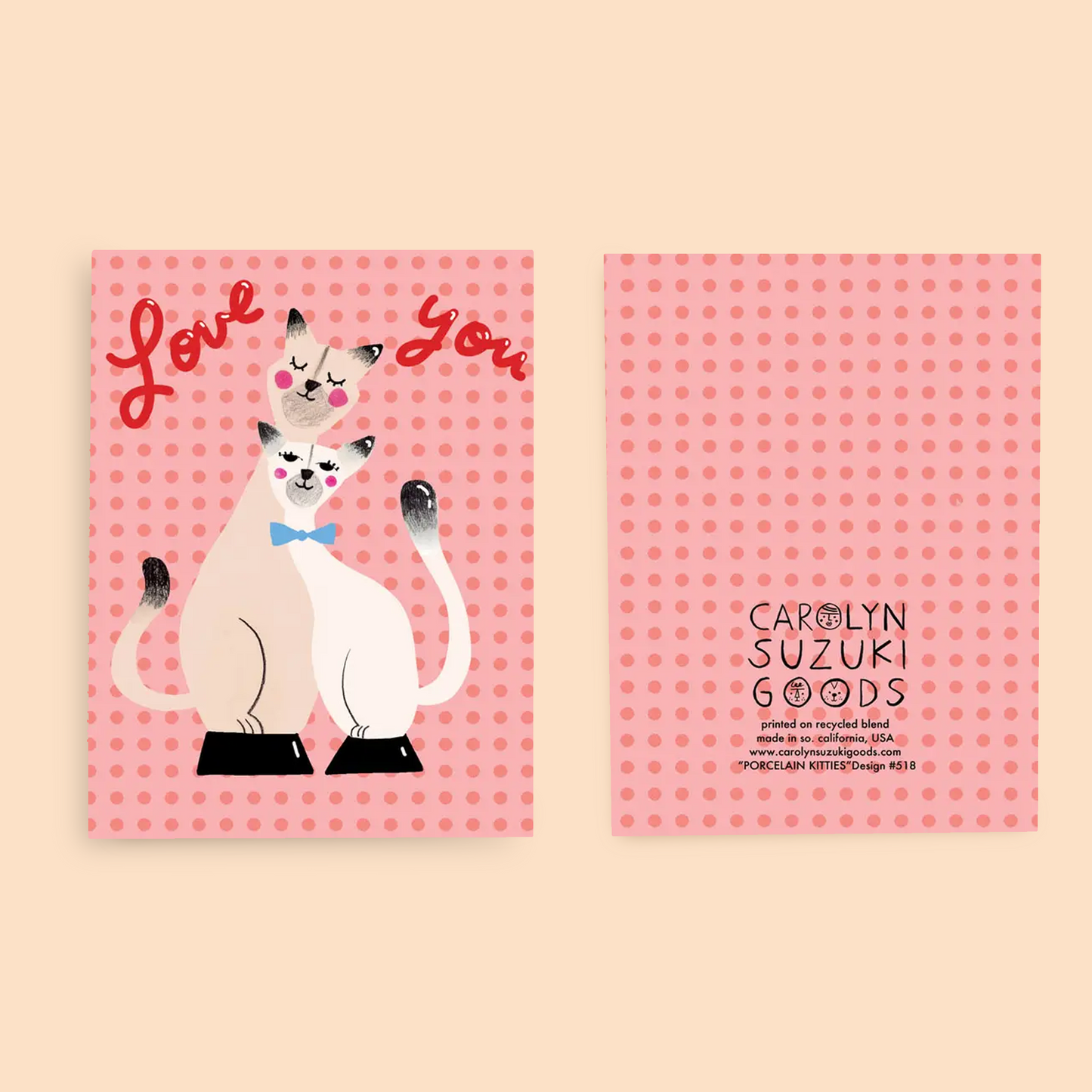 PORCELAIN KITTIES - Love Card - DSC