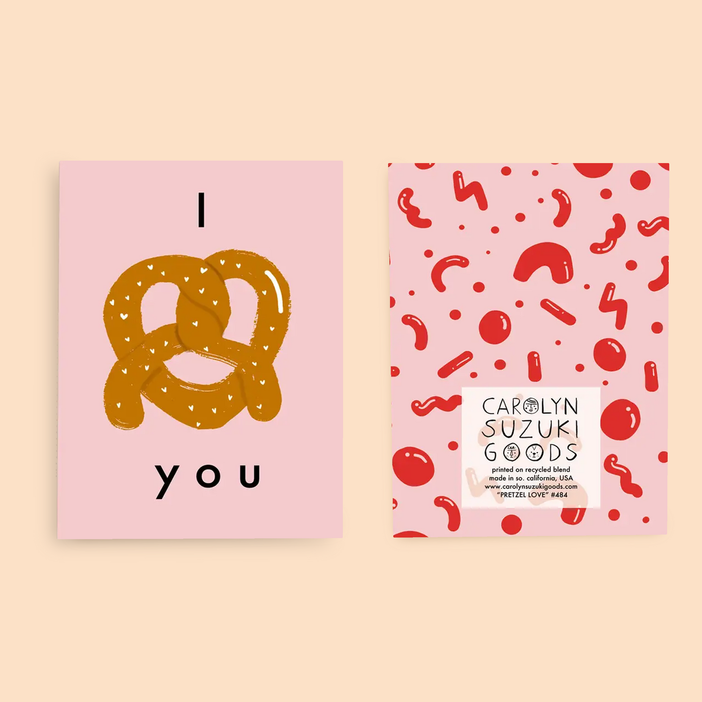 PRETZEL LOVE - Love Card