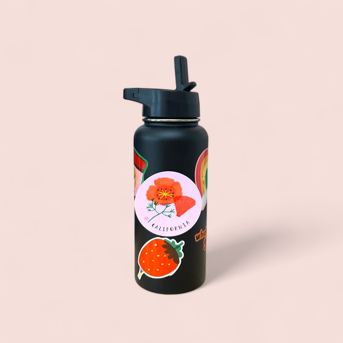 Cali Poppy - Die Cut Sticker