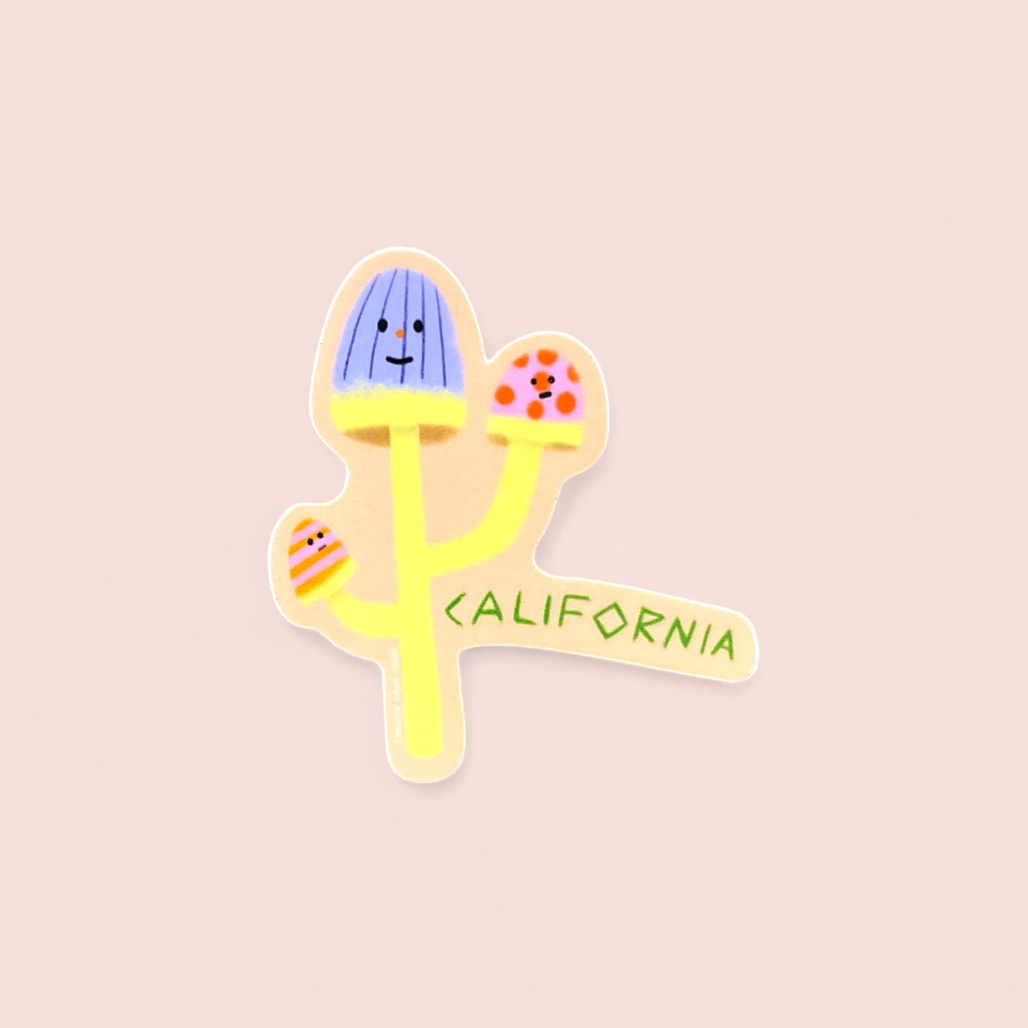 Cali Shrooms - Die Cut Sticker
