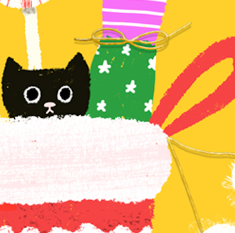 MERRY STOCKING - Holiday Card