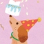 PARTY DOG - Birthday Card