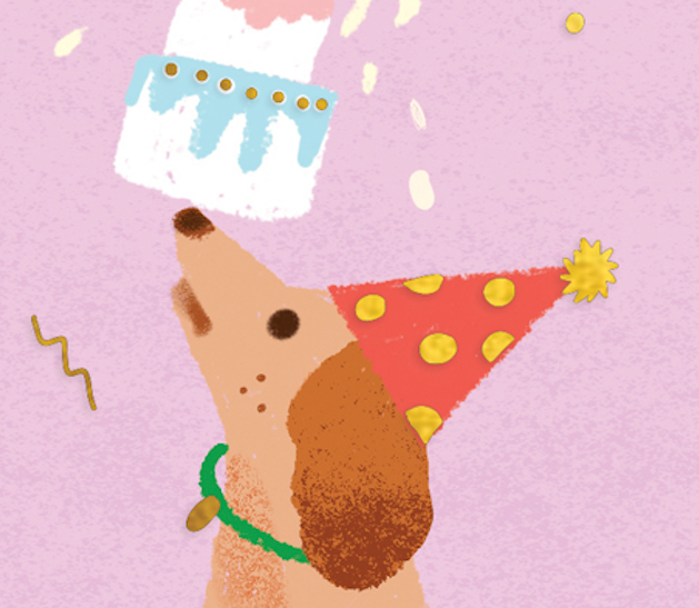 PARTY DOG - Birthday Card