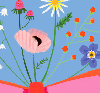 MINI BOUQUET - Mother's Day Card