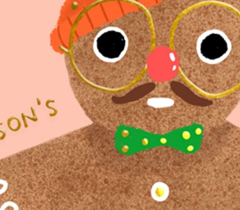 GINGERBREAD GUY - Holiday Card