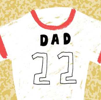 DAD'S JERSEY - Father's Day Card