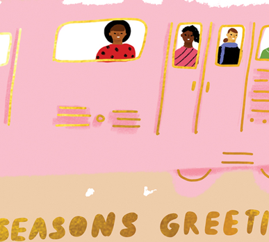 WINTER TRAIN - Holiday Card